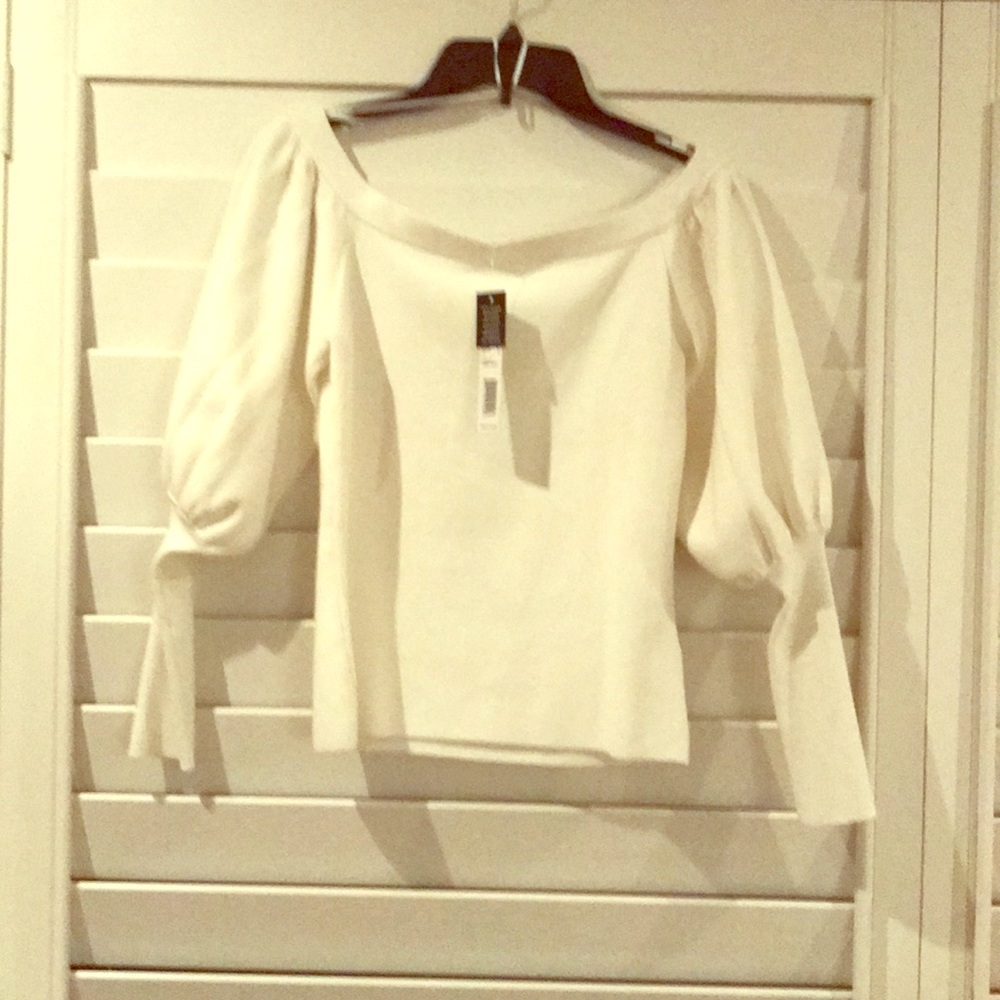 NWT Antonio Melani off white sweater